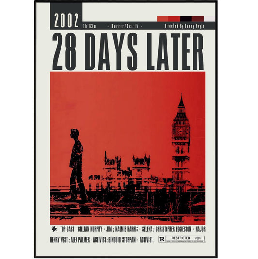 28 Days Later 2002 Posters - 98typesModern Minimal Movies