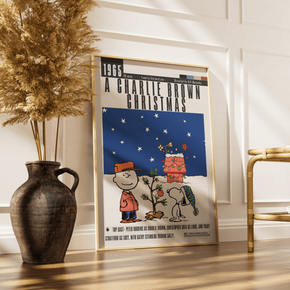 A Charlie Brown Christmas (1965) Poster - 98typesModern Minimal Movies
