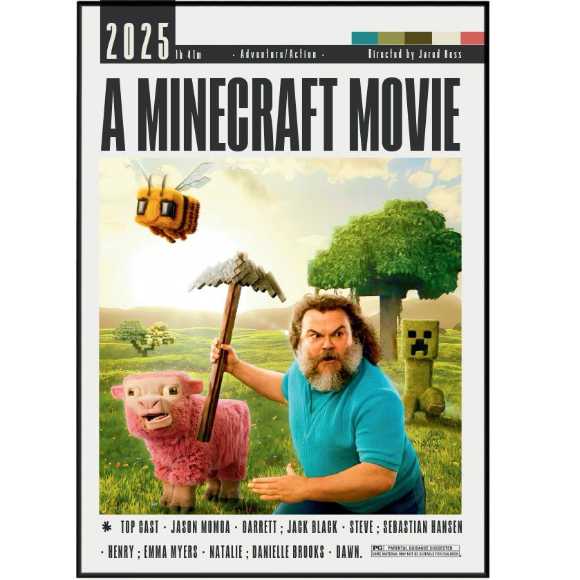 A Minecraft Movie Posters Custom Movies 98types A Minecraft Movie Posters Custom Movies 98types