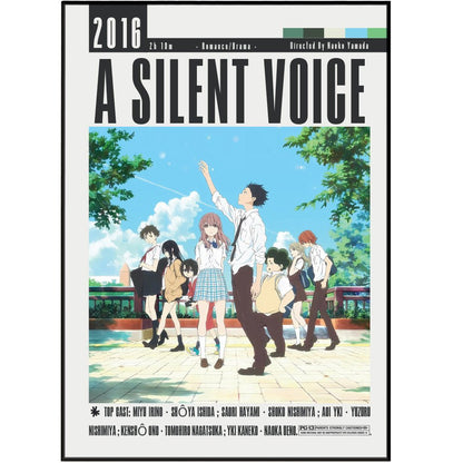 A Silent Voice Movie Posters - 98typesModern Minimal Movies