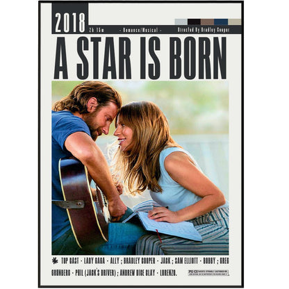 A Star Is Born Poster | Bradley Cooper Films - 98types