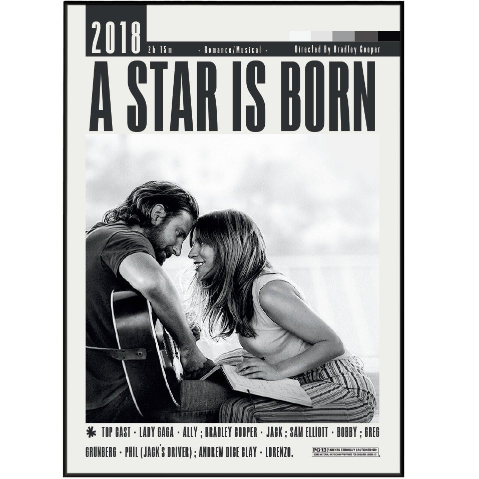 A Star Is Born Poster | Bradley Cooper Movies - 98types
