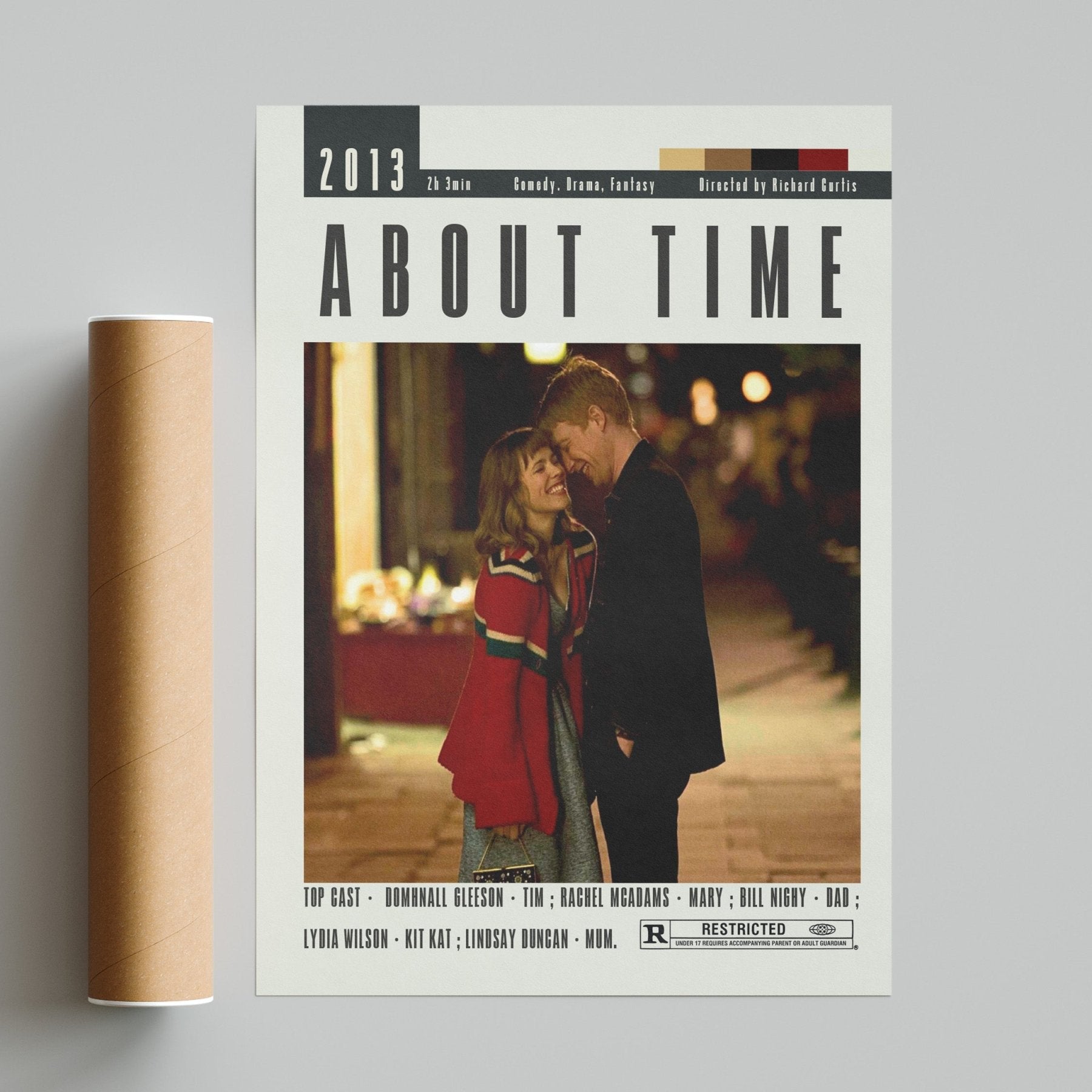 About Time Poster | Richard Curtis Movies - 98typesModern Minimal Movies