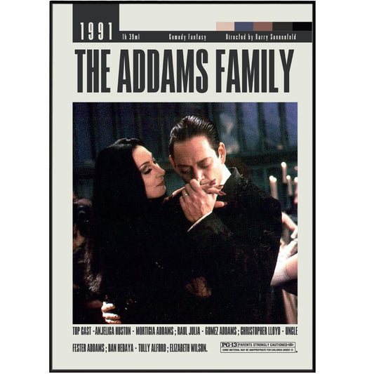 Addams Family Values Poster | Barry Sonnenfeld Movies - 98typesModern Minimal Movies