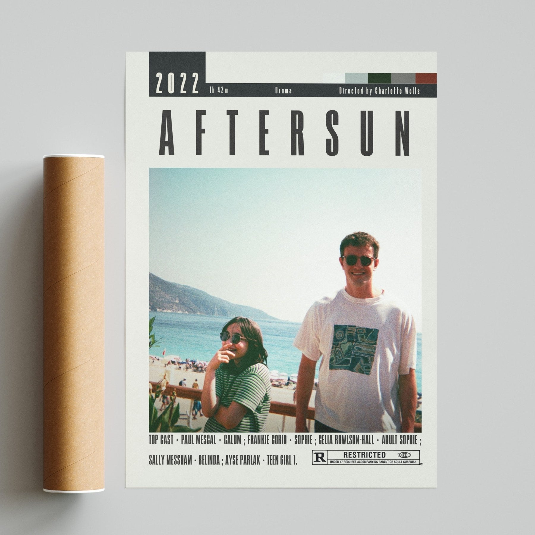 Aftersun Poster | Charlotte Wells Movies - 98typesModern Minimal Movies