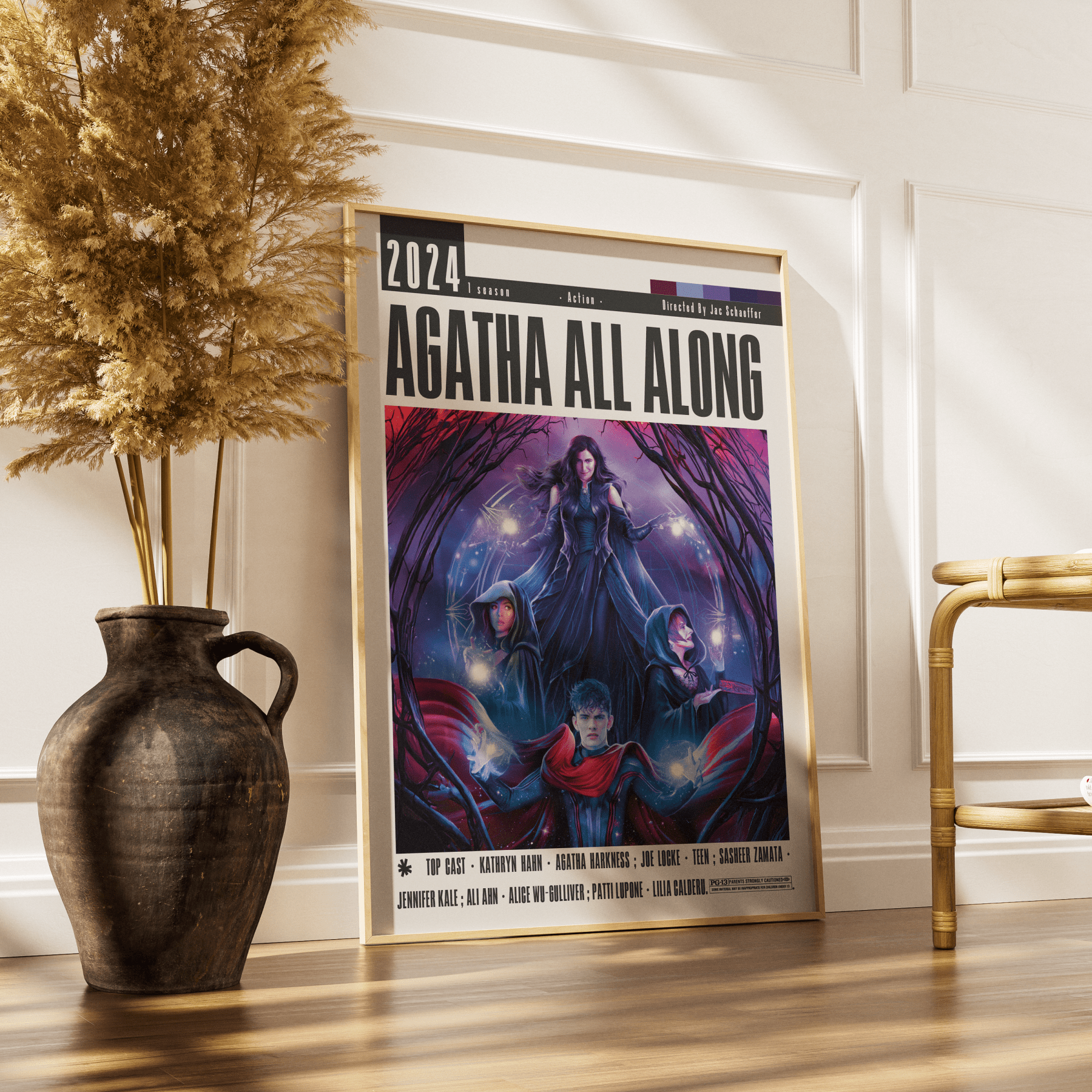 Agatha All Along (2024) Poster - 98typesModern Minimal Movies