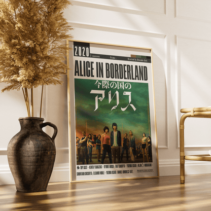 Alice in Borderland (2020) Poster - 98typesModern Minimal Movies