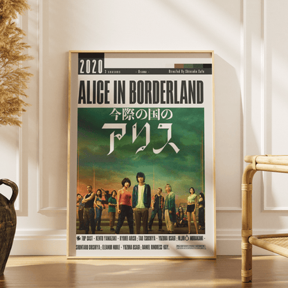 Alice in Borderland (2020) Poster - 98typesModern Minimal Movies