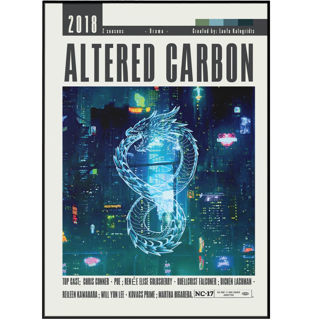 Altered Carbon TV Series Posters - 98typesModern Minimal Movies