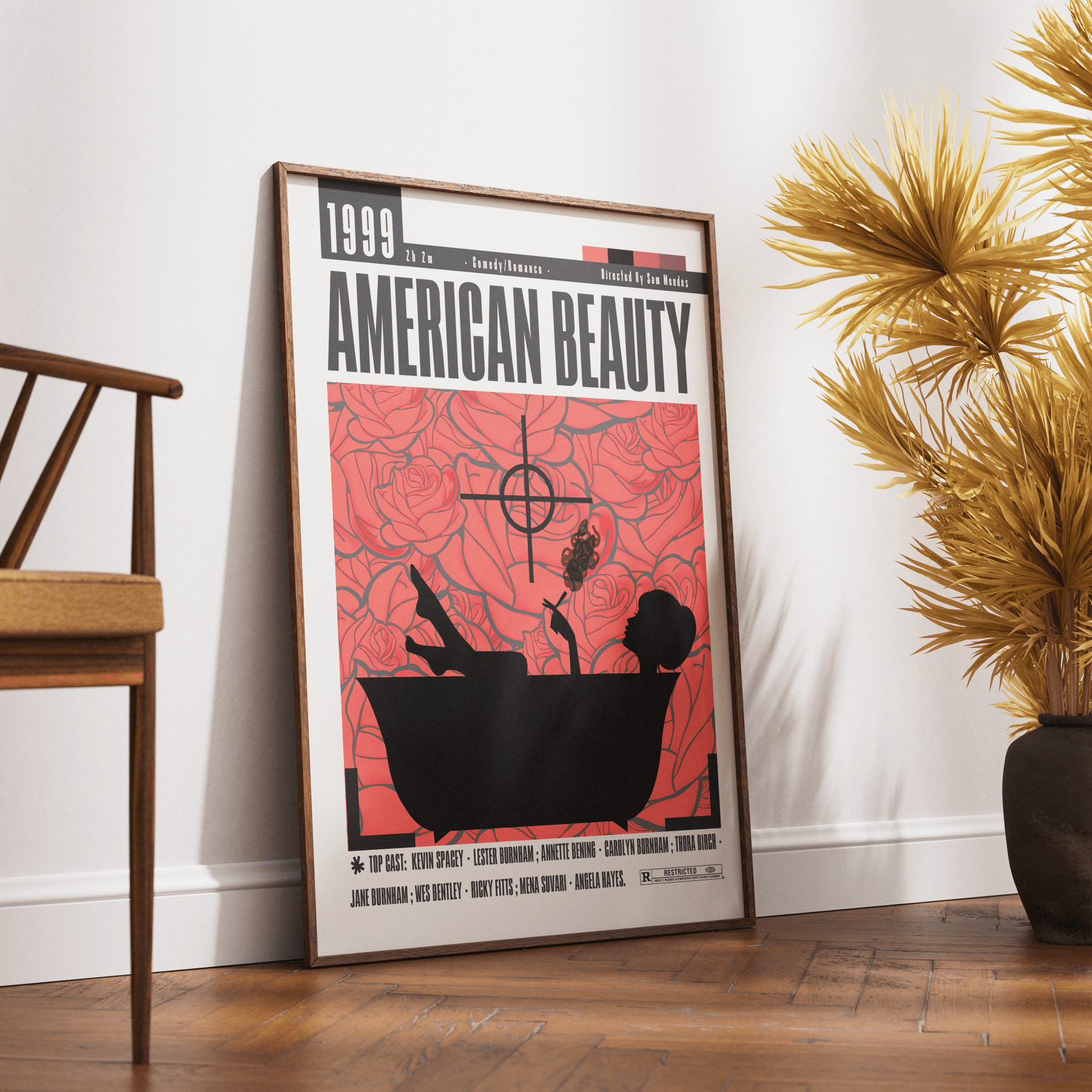 American Beauty Movie Poster - 98typesModern Minimal Movies
