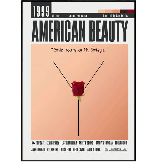 American Beauty Movie Posters - 98typesModern Minimal Movies