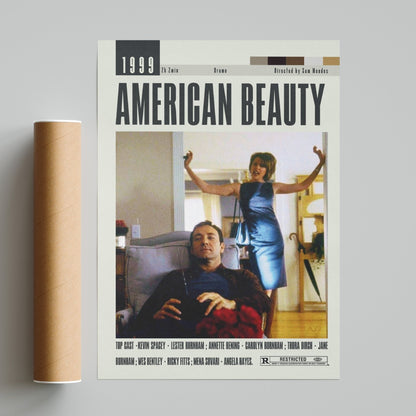 American Beauty Poster | Sam Mendes Movies - 98typesModern Minimal Movies