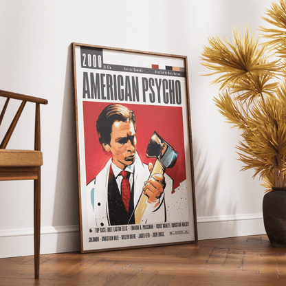 American Psycho Films Poster - 98typesModern Minimal Movies