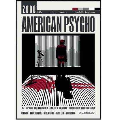 American Psycho Films Posters - 98typesModern Minimal Movies