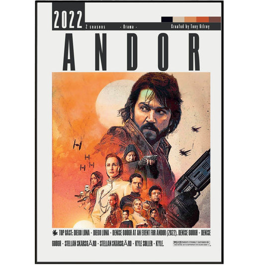 Andor 2022 Film Posters - 98typesModern Minimal Movies