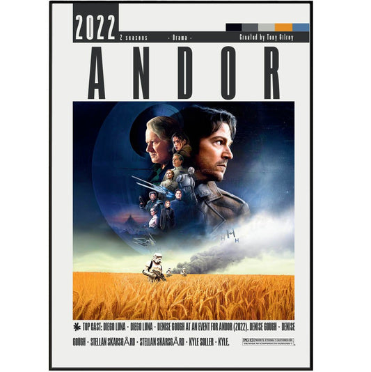 Andor 2022 Film Posters - 98typesModern Minimal Movies