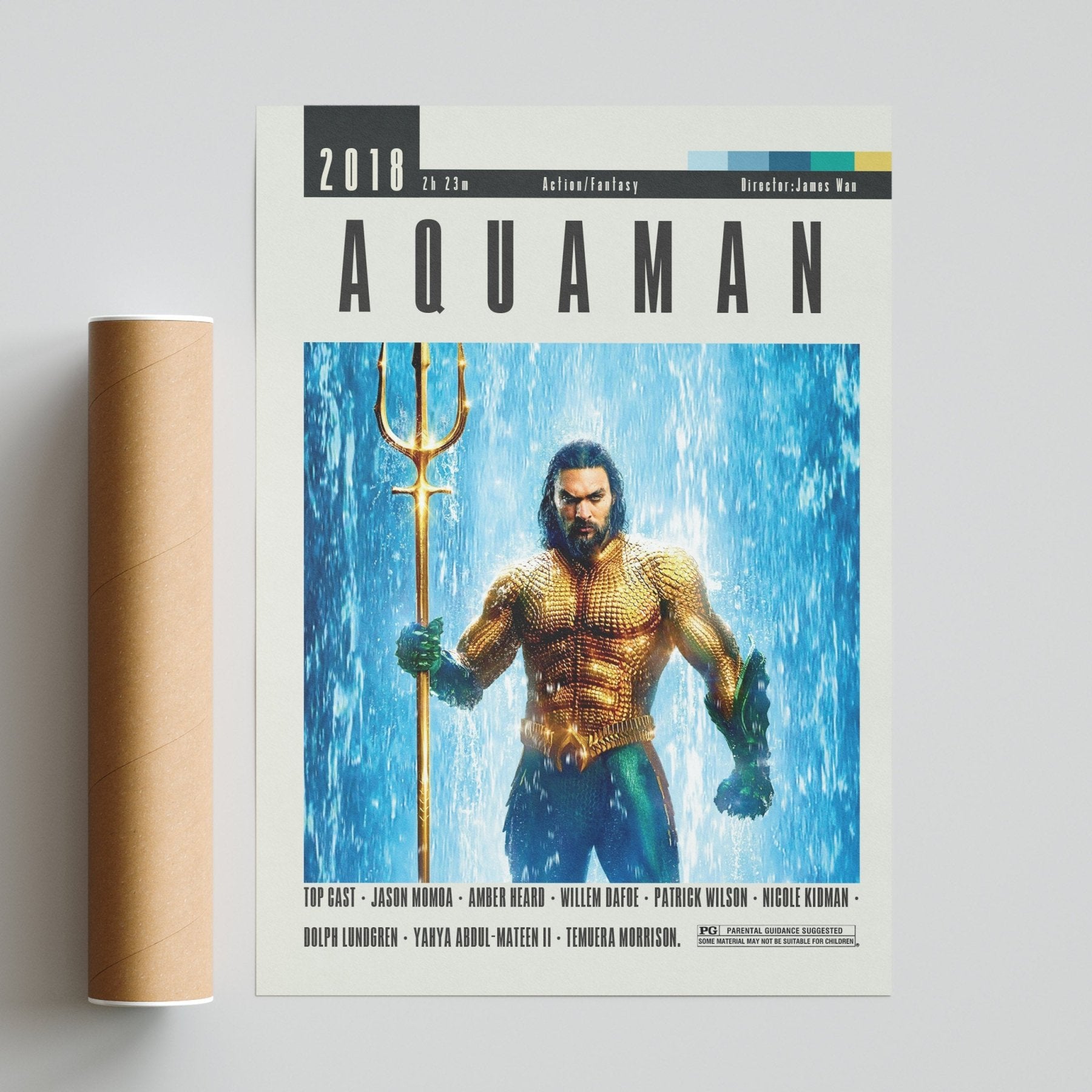 Aquaman Movie Posters - 98typesModern Minimal Movies