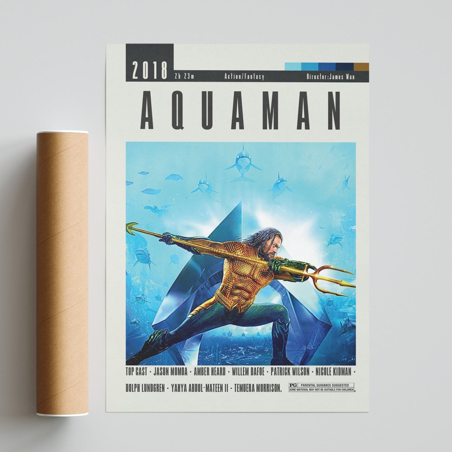 Aquaman Movie Posters - 98typesModern Minimal Movies