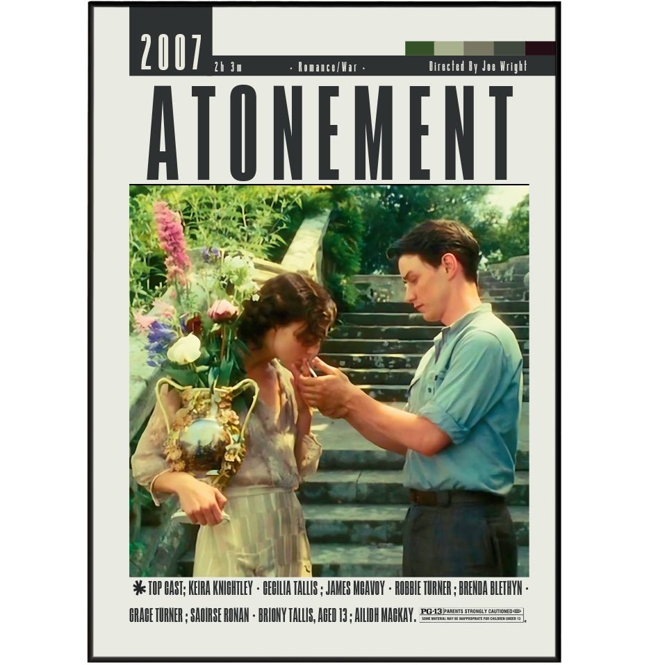 Atonement Movies 2007 Posters - 98typesModern Minimal Movies