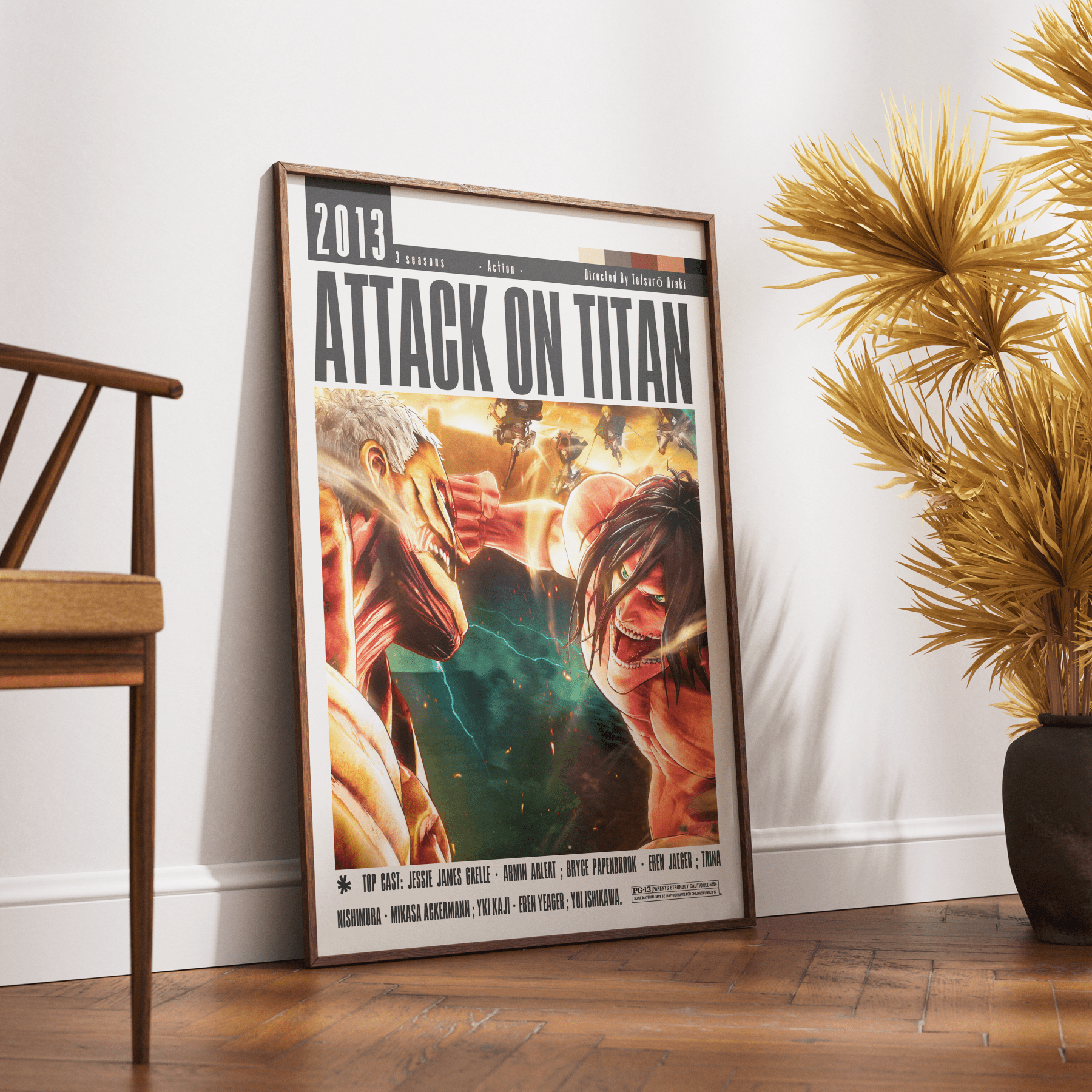Attack on Titan Film Posters - 98typesModern Minimal Movies