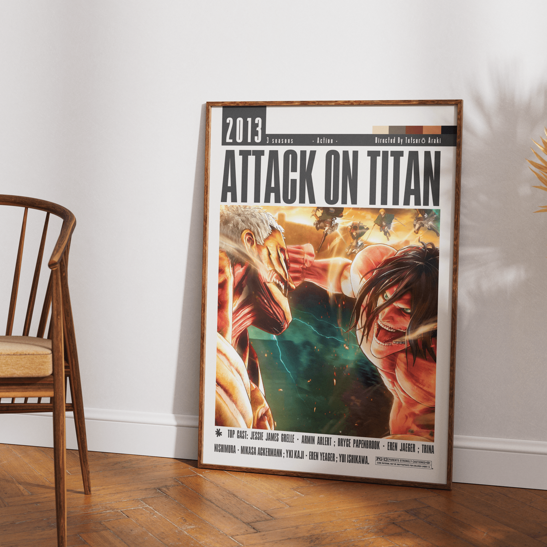 Attack on Titan Film Posters - 98typesModern Minimal Movies