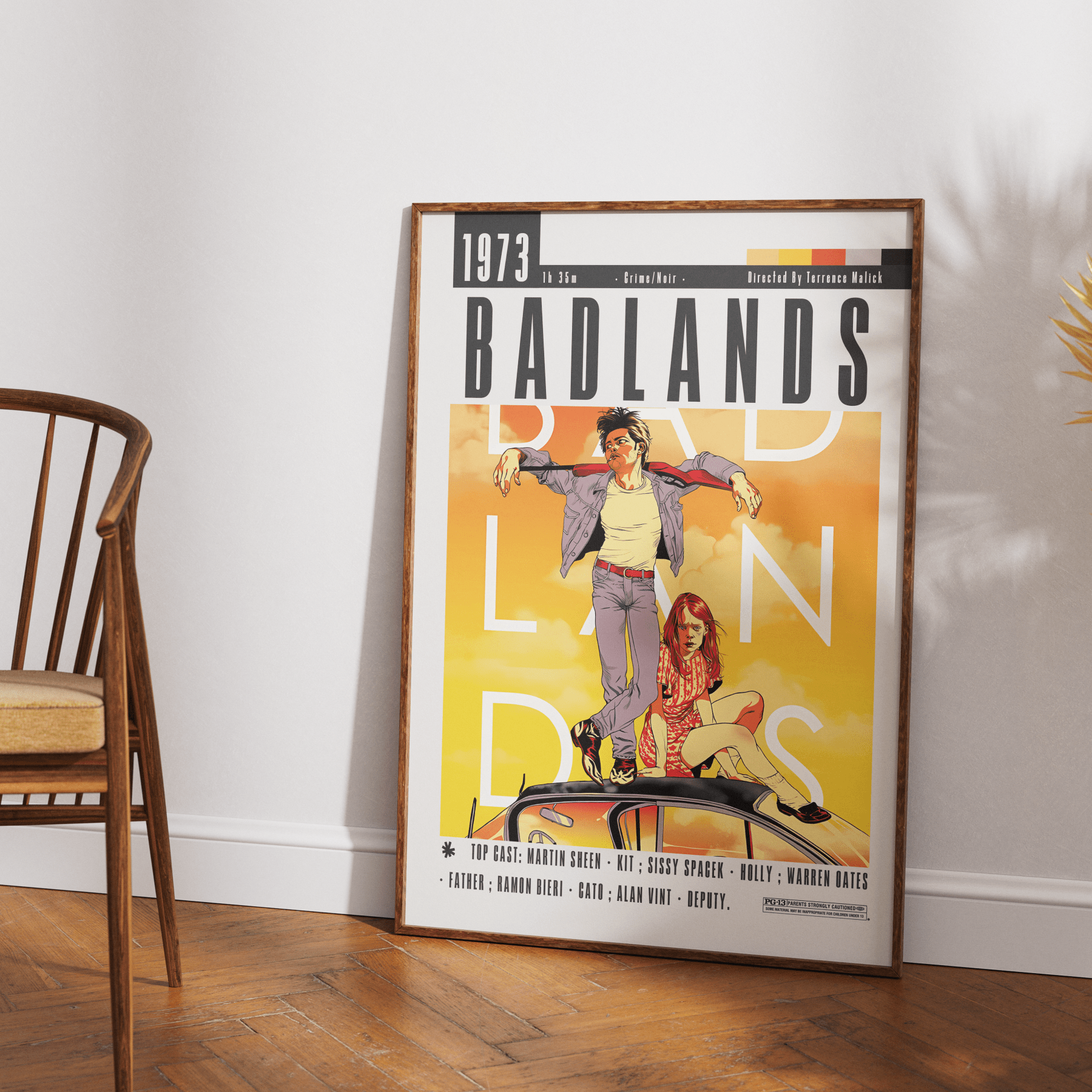 Badlands (1973) Film Posters - 98typesModern Minimal Movies