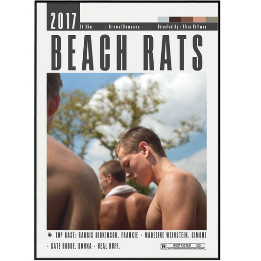 Beach Rats Movie Posters - 98typesModern Minimal Movies