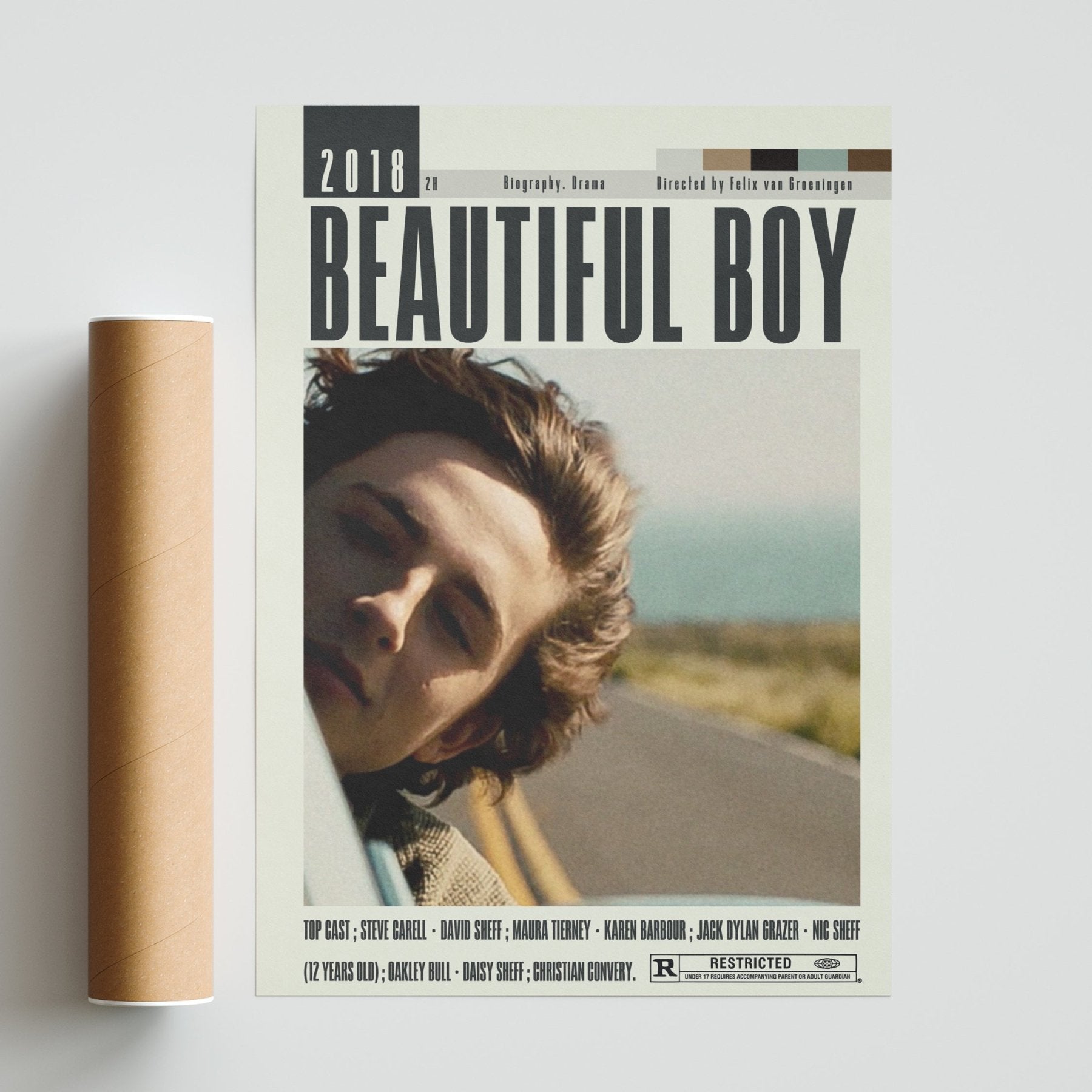 Beautiful Boy Poster | Felix van Groeningen Movies - 98typesModern Minimal Movies