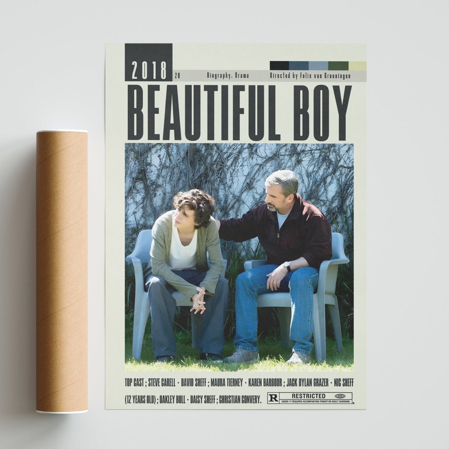 Beautiful Boy Poster | Felix van Groeningen Movies - 98typesModern Minimal Movies