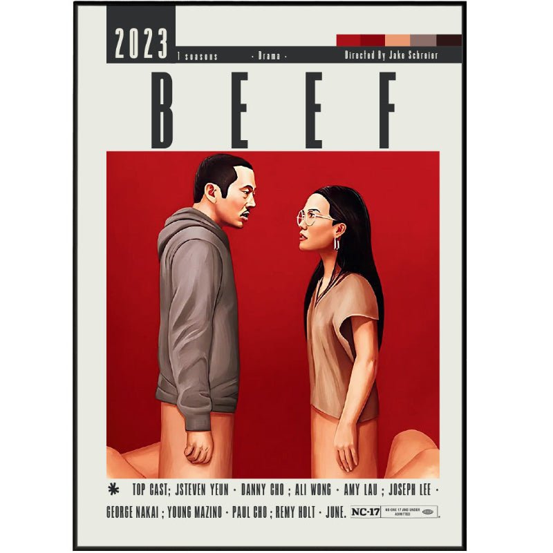 Beef Tv Serie Posters - 98typesModern Minimal Movies