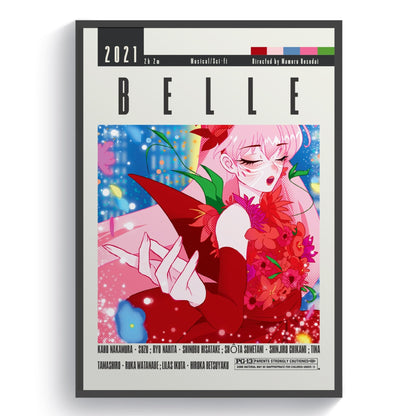 Belle Movie | Classic Anime Film Posters - 98typesModern Minimal Movies