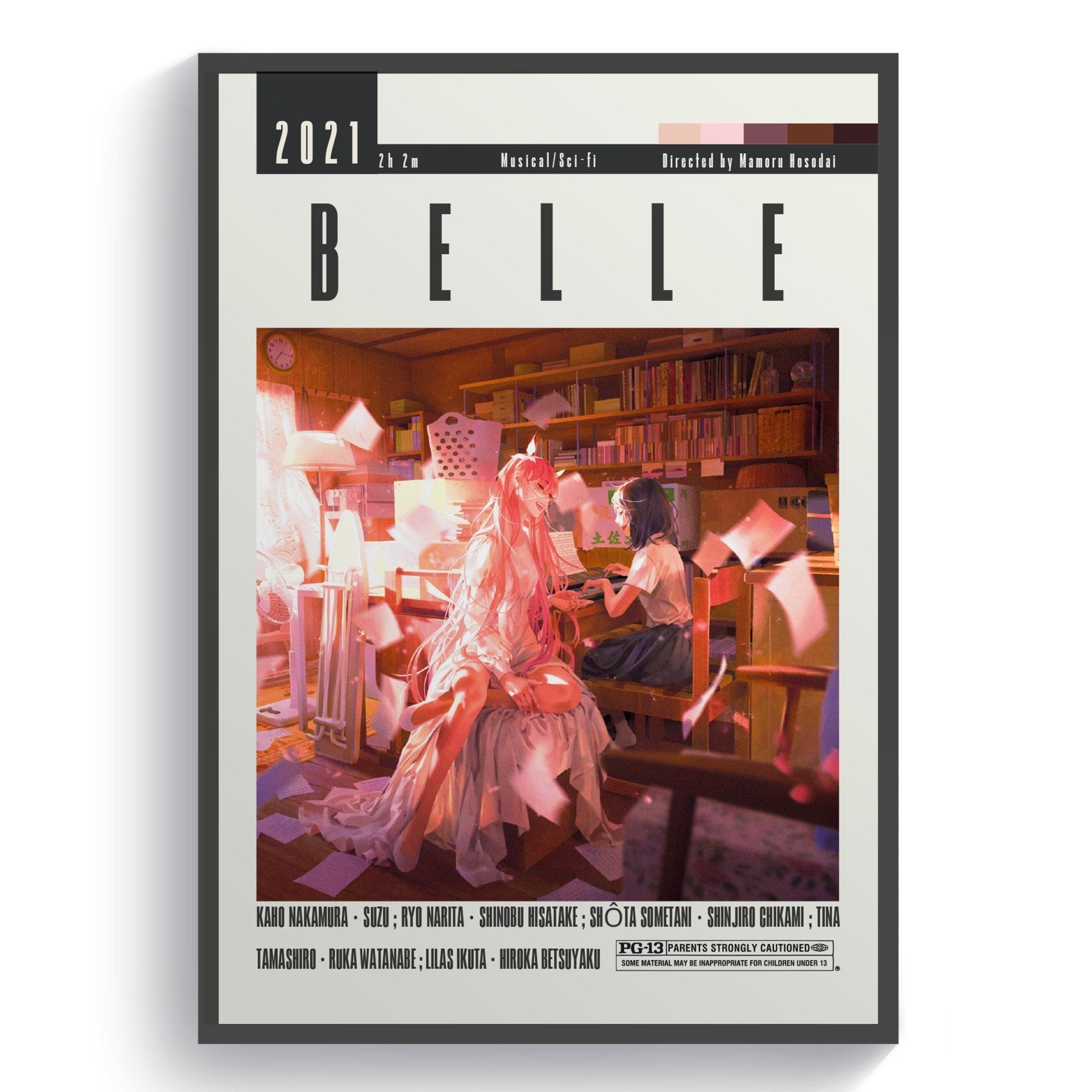 Belle Movie | Classic Anime Film Posters - 98typesModern Minimal Movies