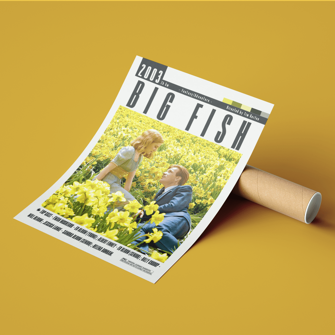 Big Fish 2003 Movie Posters - 98typesModern Minimal Movies