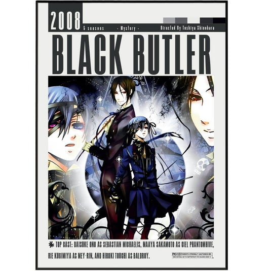 Black Butler Film Posters - 98typesModern Minimal Movies