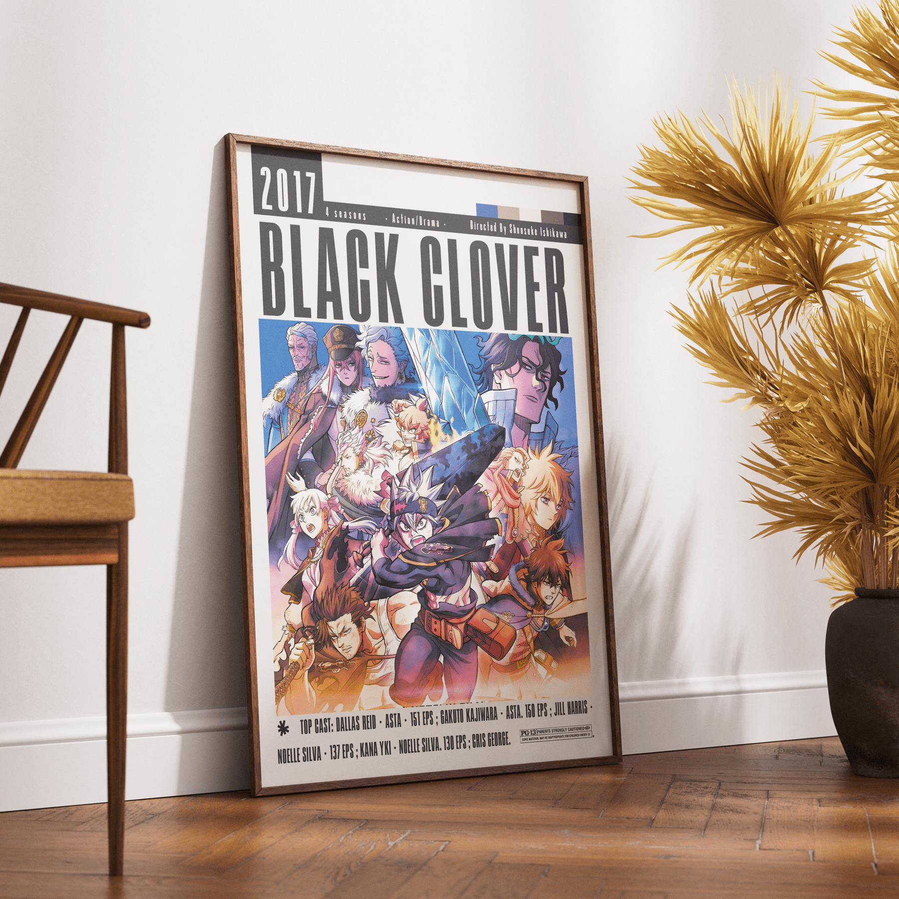 Black Clover Film Posters - 98typesModern Minimal Movies