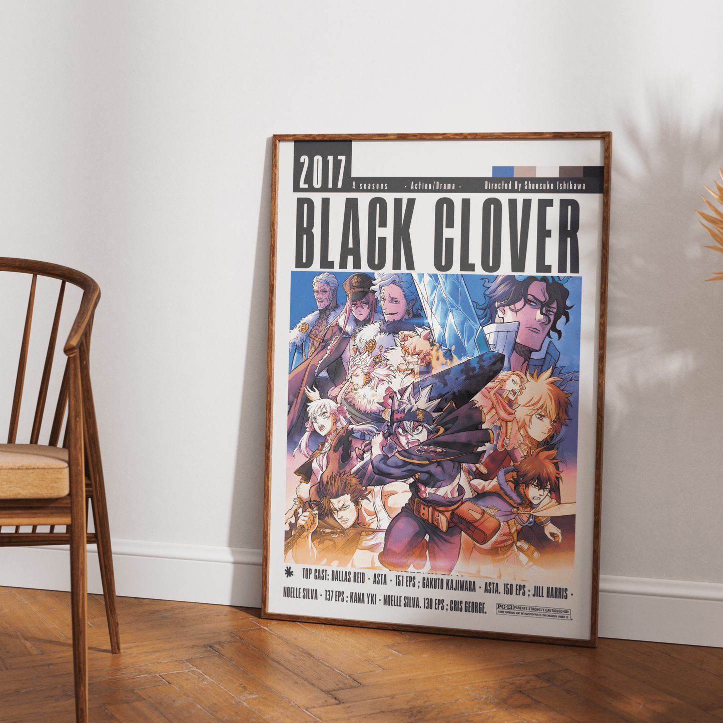 Black Clover Film Posters - 98typesModern Minimal Movies