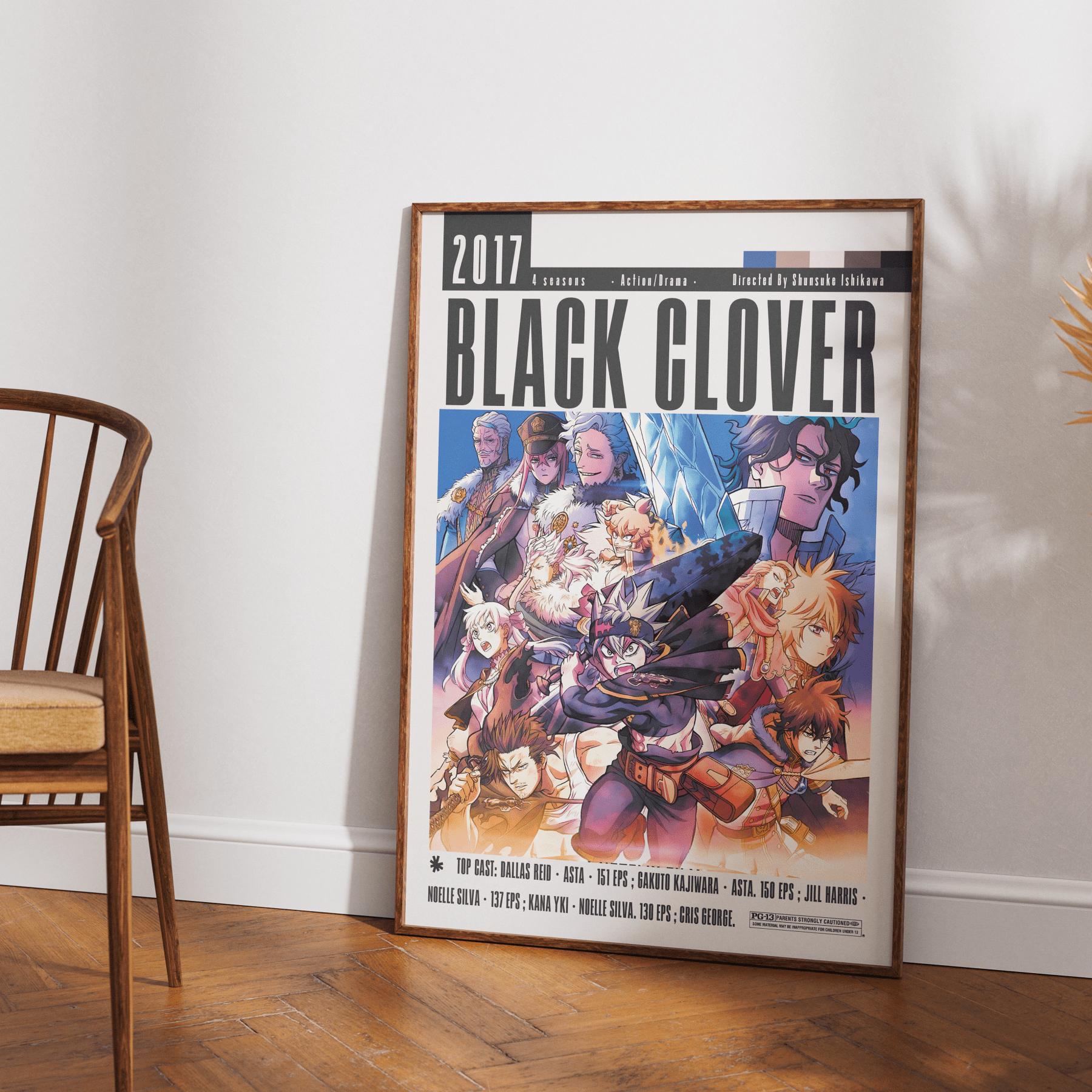 Black Clover Film Posters - 98typesModern Minimal Movies
