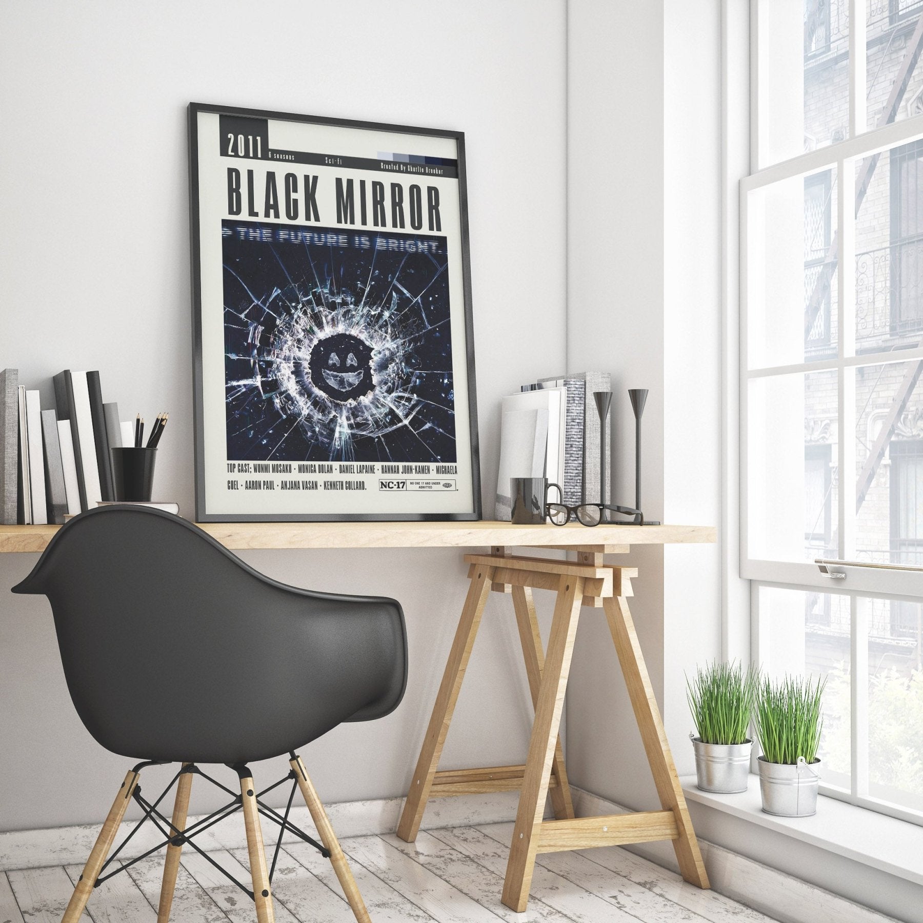 Black Mirror TV Series Posters - 98typesModern Minimal Movies