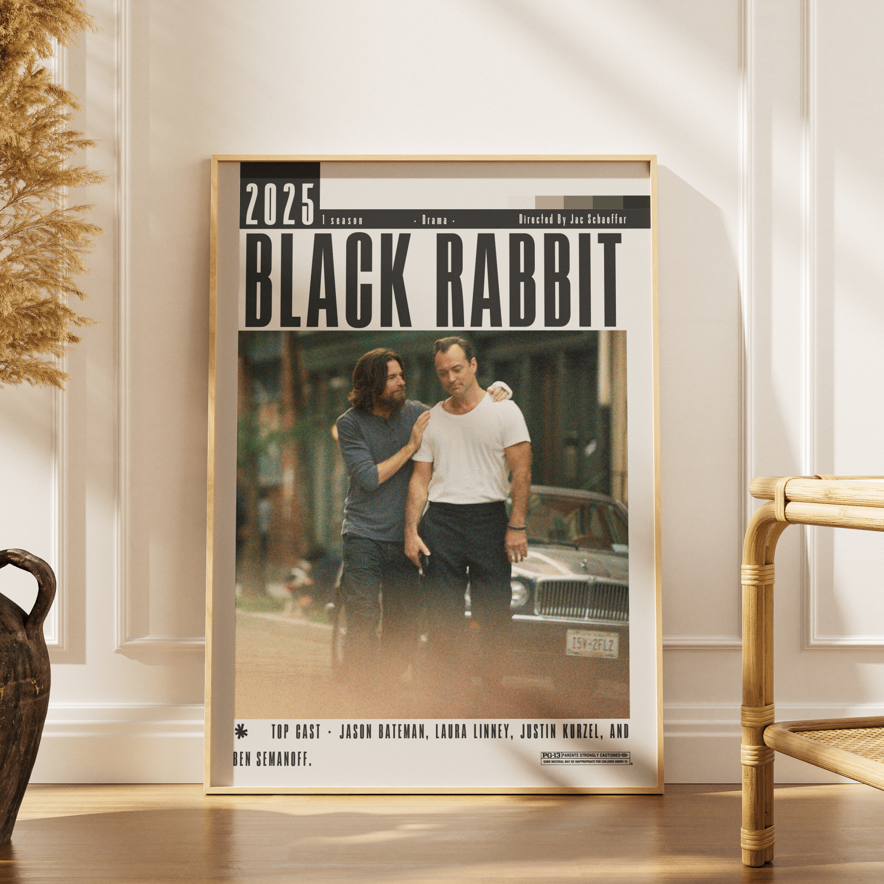 Black Rabbit (2025) Poster - 98typesModern Minimal Movies