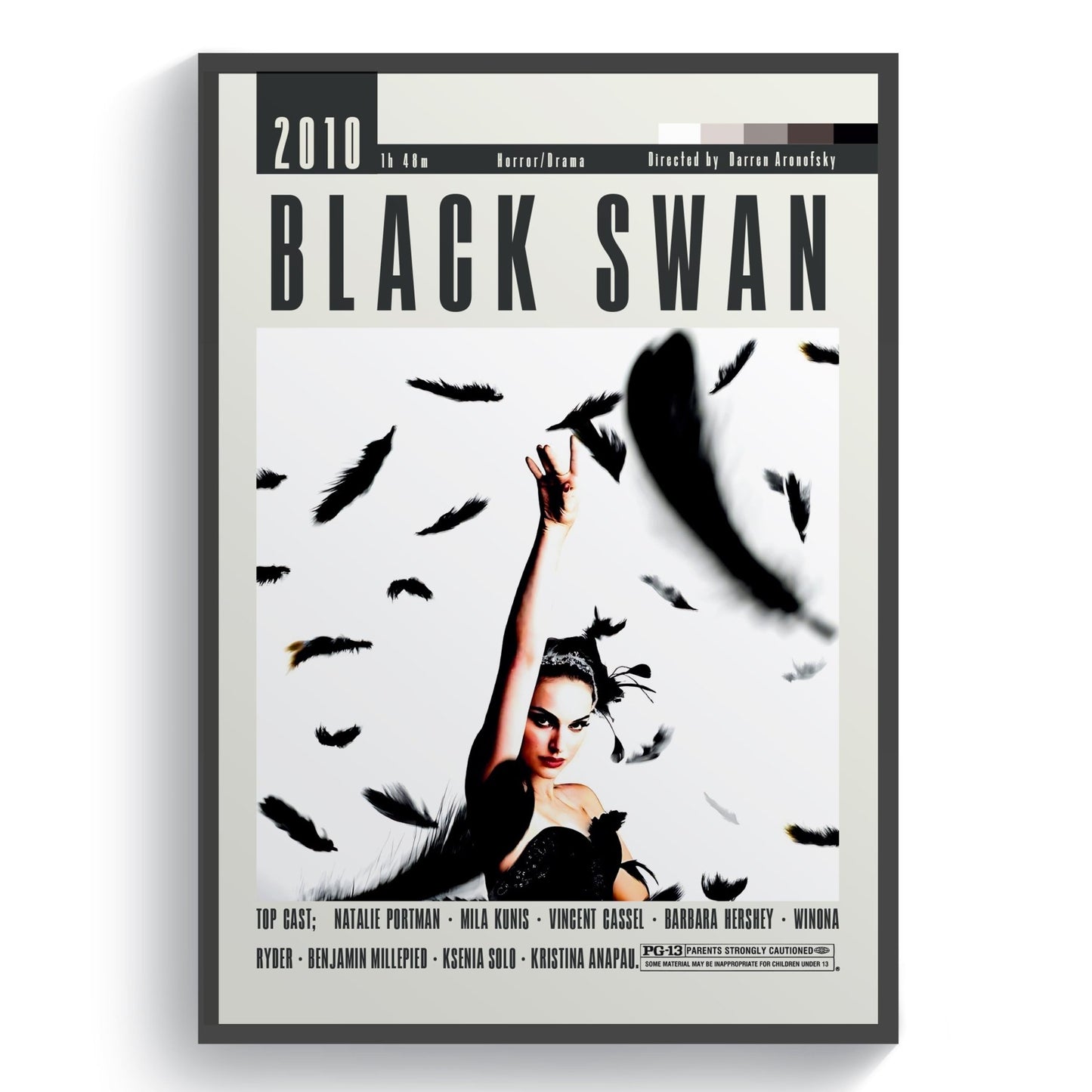 Black Swan Movie Posters - 98typesModern Minimal Movies