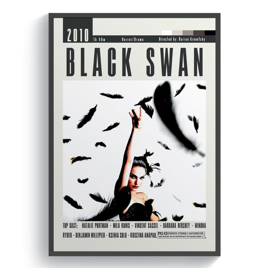 Black Swan Movie Posters - 98typesModern Minimal Movies