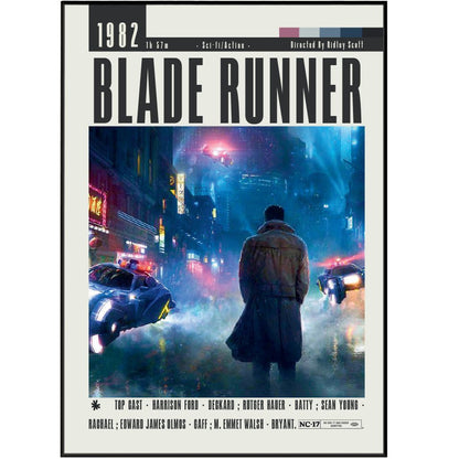 Blade Runner Movie 1982 Posters - 98typesModern Minimal Movies