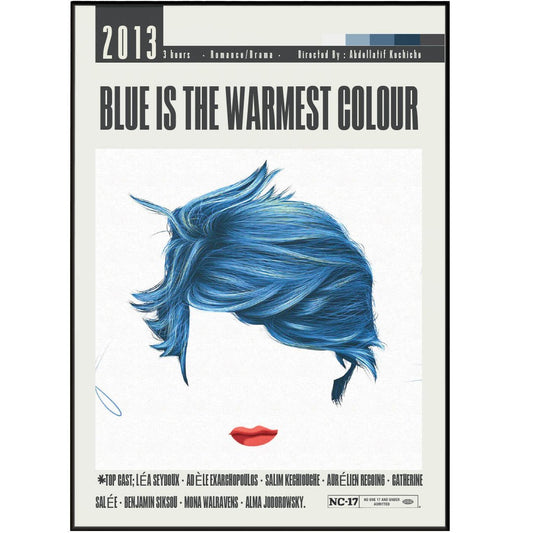 Blue Is the Warmest Colour Movie Posters - 98typesModern Minimal Movies