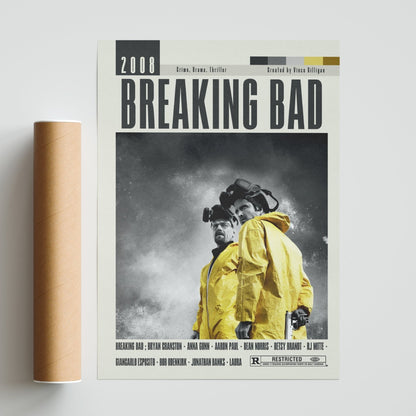 Breaking Bad Poster | Vince Gilligan Movies - 98typesModern Minimal Movies