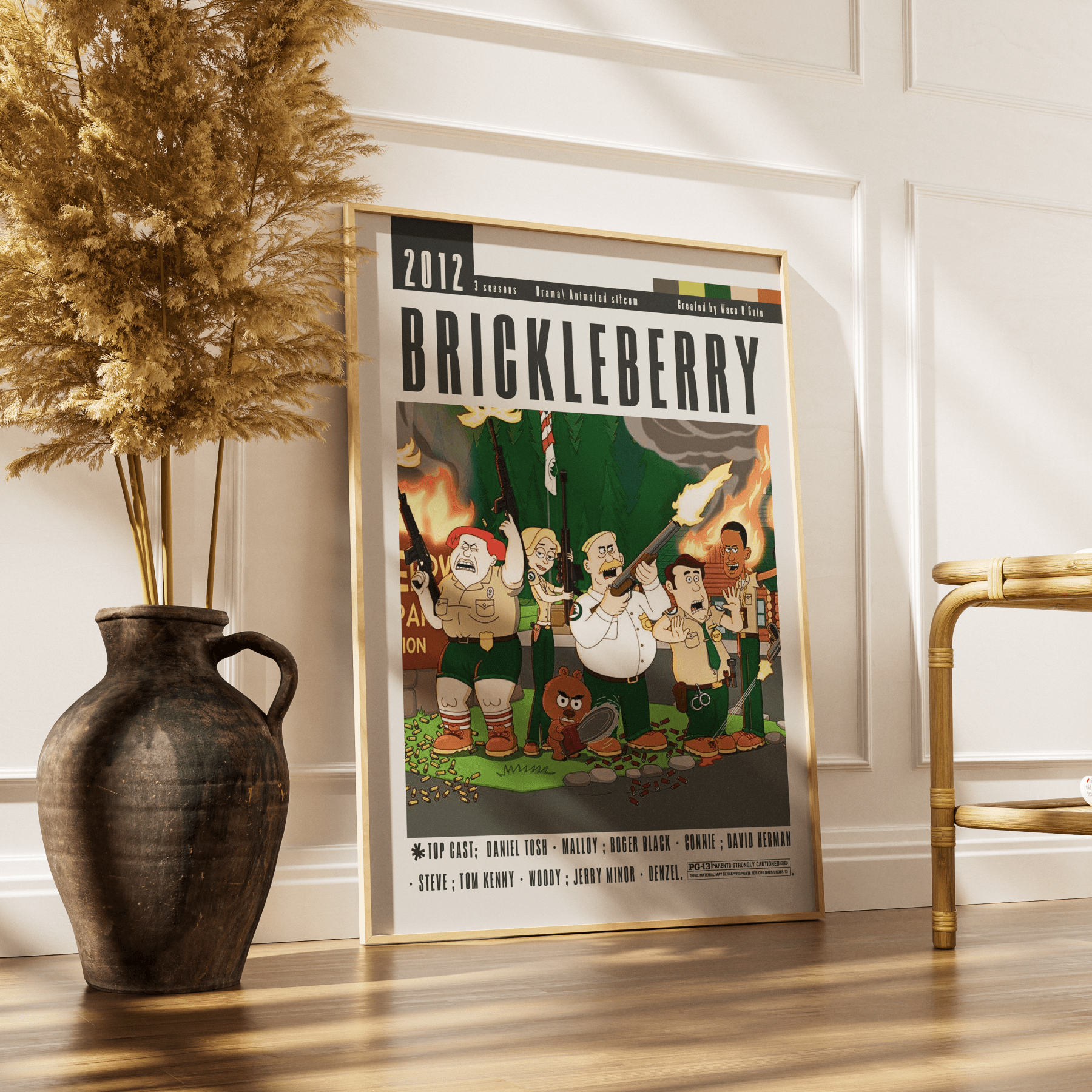 Brickleberry Tv Serie Posters - 98typesModern Minimal Movies