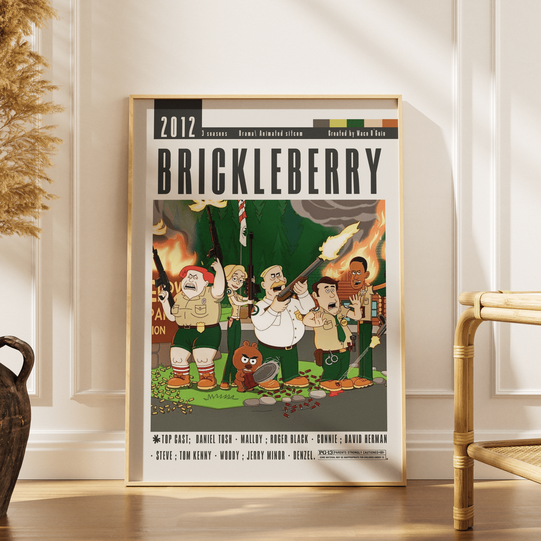 Brickleberry Tv Serie Posters - 98typesModern Minimal Movies