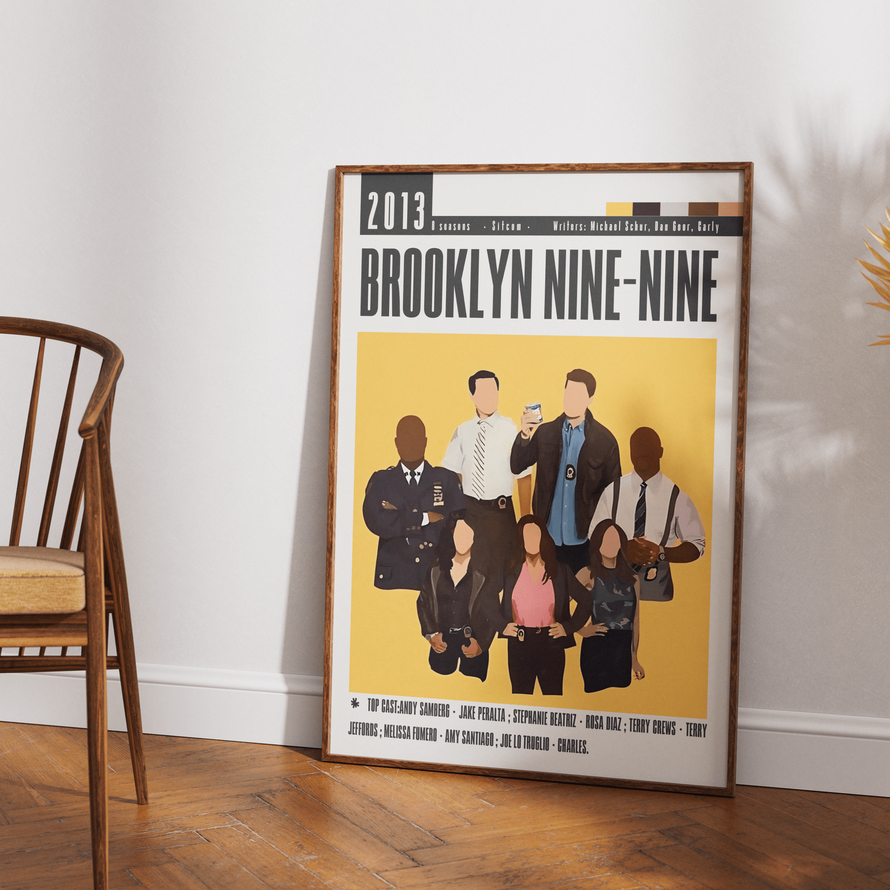 Brooklyn Nine - Nine Tv Serie Movie Posters - 98typesModern Minimal Movies