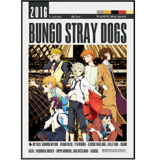 Bungo Stray Dogs Film Poster - 98typesModern Minimal Movies
