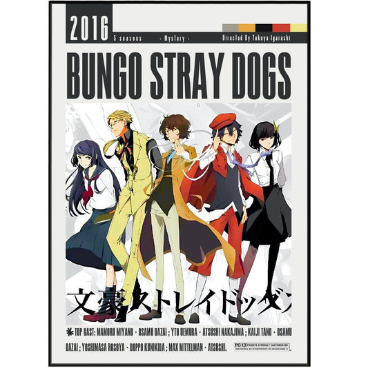 Bungo Stray Dogs Film Posters - 98typesModern Minimal Movies