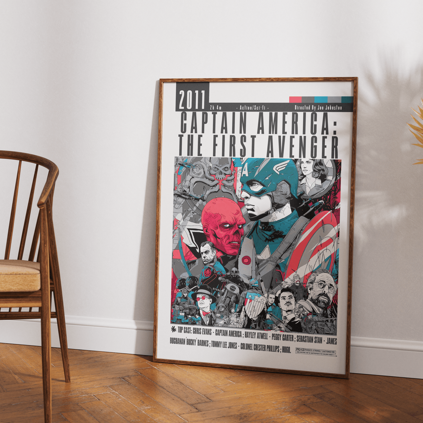 Captain America - The First Avenger Film Posters - 98typesModern Minimal Movies